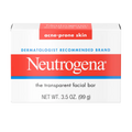 Neutrogena Facial Cleansing Bar for Acne-Prone Skin, 3.5 Oz