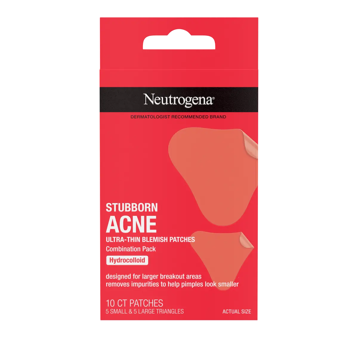 Neutrogena® Stubborn Acne Ultra-Thin Blemish Patches, Combination Pack, 10 Patches