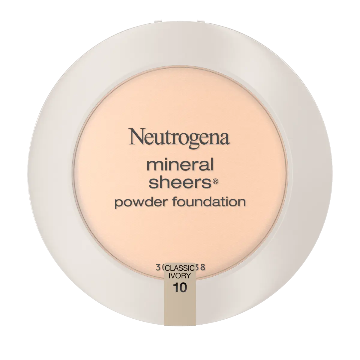Neutrogena® Mineral Sheers Compact Powder Foundation, Classic Ivory 10, .34 Oz