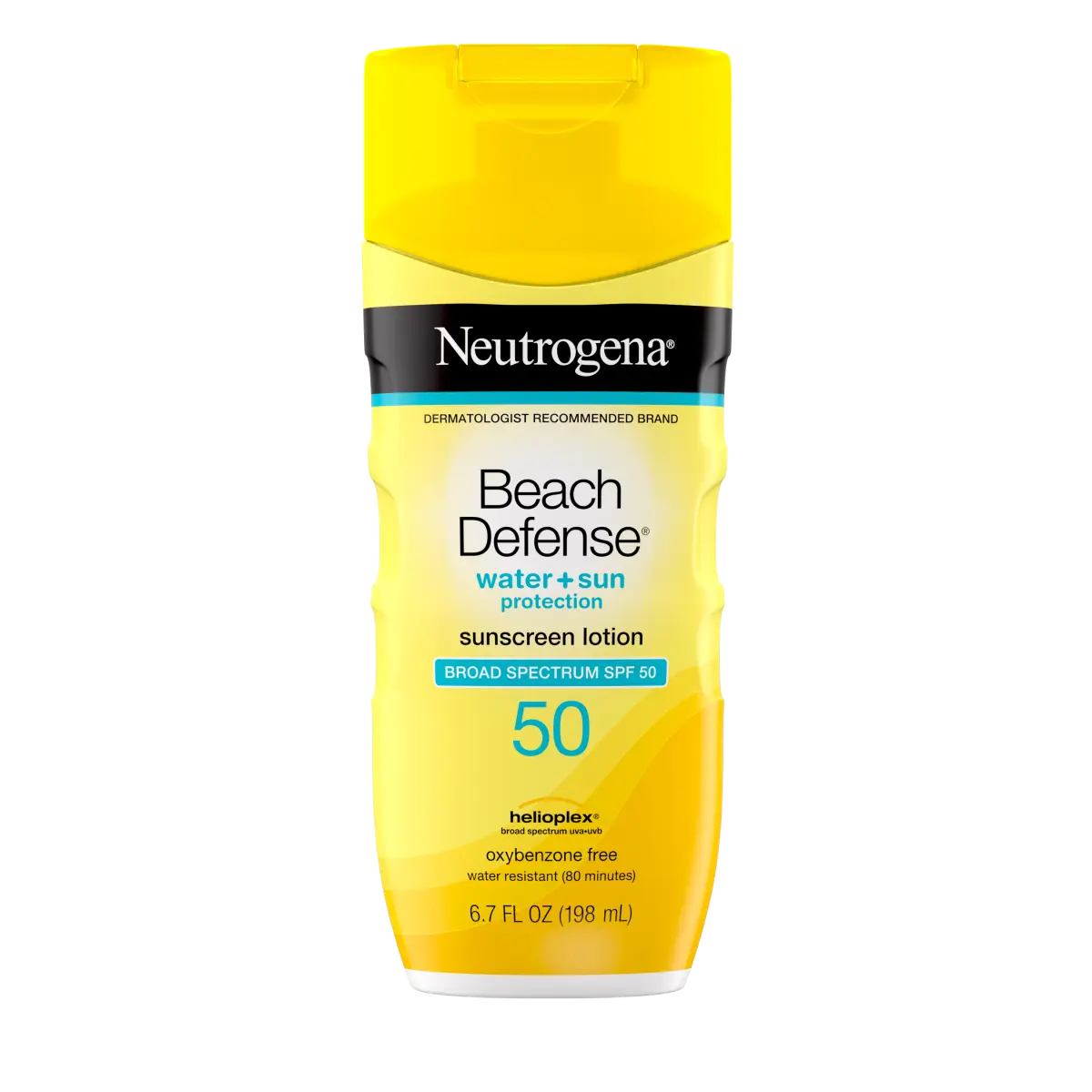 Beach Defense® Water + Sun Protection Sunscreen Lotion Broad Spectrum SPF 50