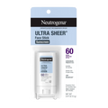 Neutrogena Ultra Sheer Face Stick Sunscreen SPF 60, 0.47 oz