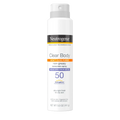 Neutrogena Clear Body SPF 50 Sunscreen Spray, Non-Comedogenic, 5 oz
