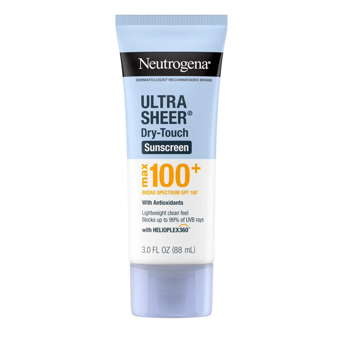 Neutrogena® Ultra Sheer Dry-Touch Broad Spectrum Max SPF 100+ Body Sunscreen, 3 Oz