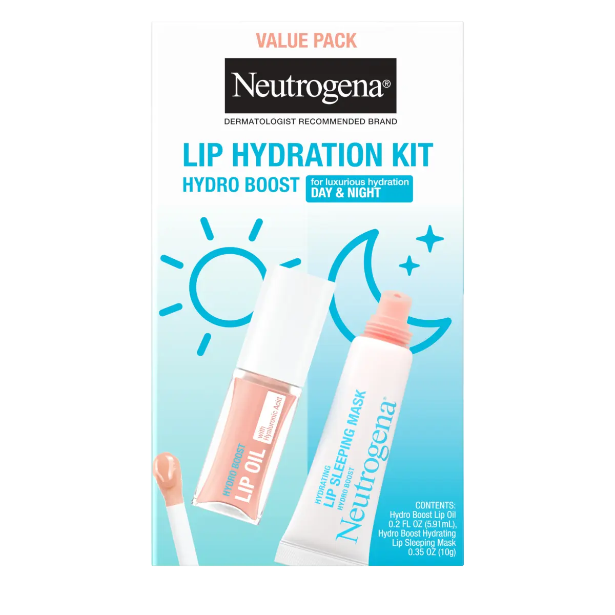 Neutrogena® Makeup Lip Sleeping Mask and Lip Oil Duo Set, 2 Items